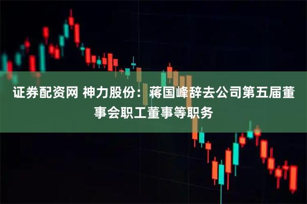 证券配资网 神力股份：蒋国峰辞去公司第五届董事会职工董事等职务